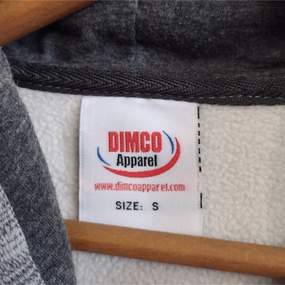 Dimco Apparel Mens Small Estes Park Colorado Hoodie Applique Graphic Black White - Picture 6 of 6